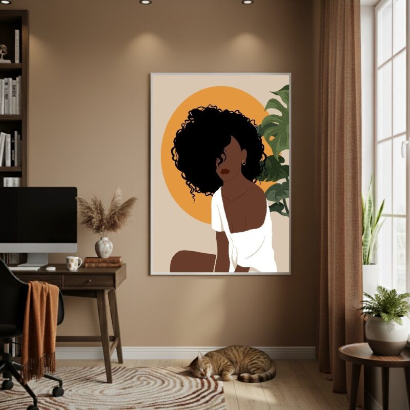 Quadro Decorativo Vibrações Naturais - 70x50 cm