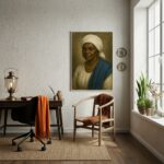 Quadro Decorativo Vovó Maria Do Congo - 70x50cm