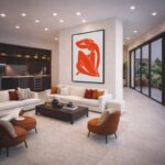 Quadros Canvas Orange Nude