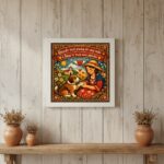 Quadro Cachorrinho Enviado Por Deus - 33x33 Cm