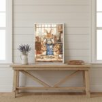 Quadro Decorativo Coelhinhos Na Cozinha
