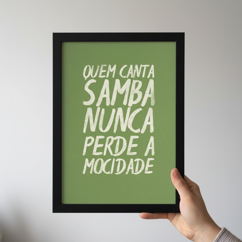 Quadro Decorativo Samba - Mocidade