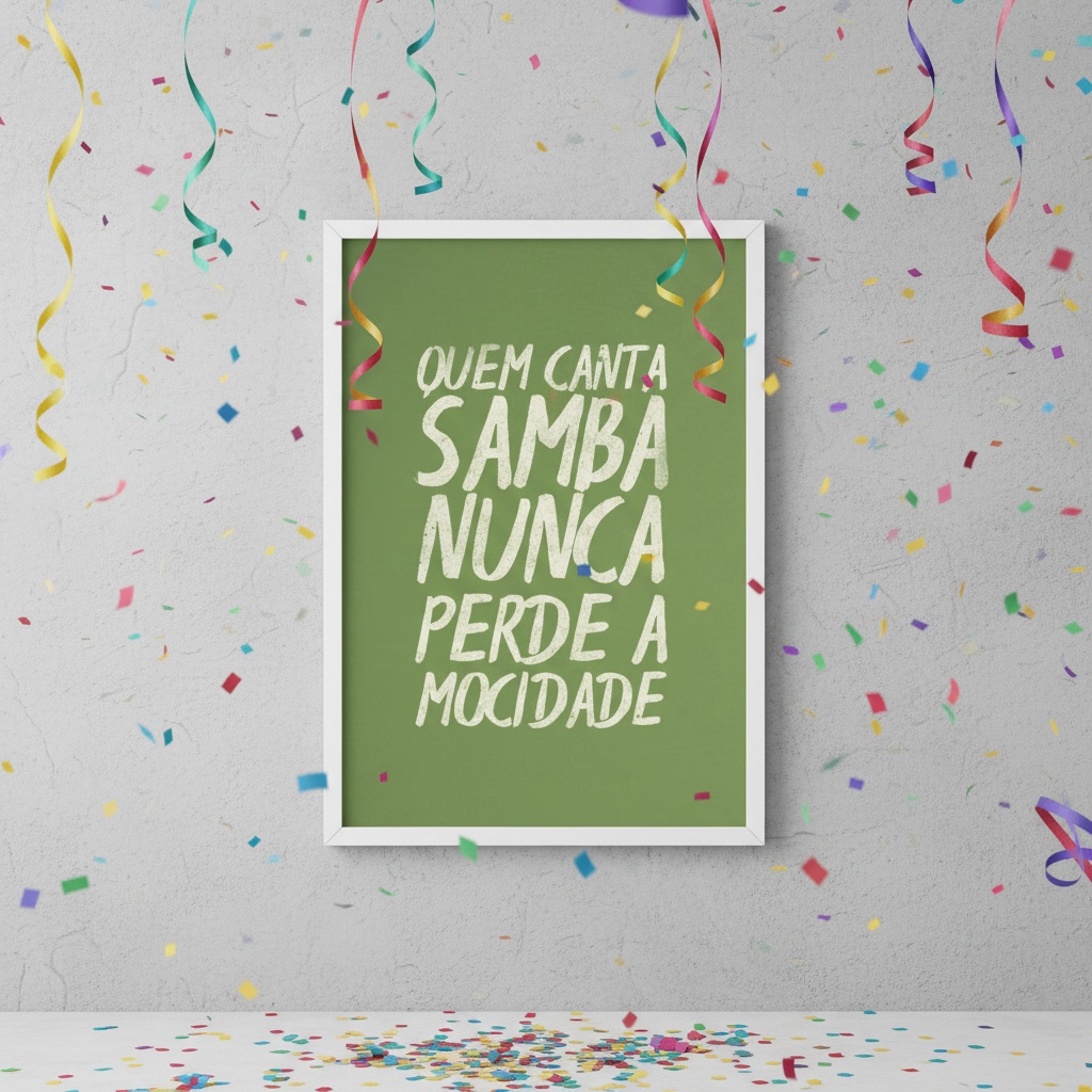 Quadro Decorativo Samba - Mocidade