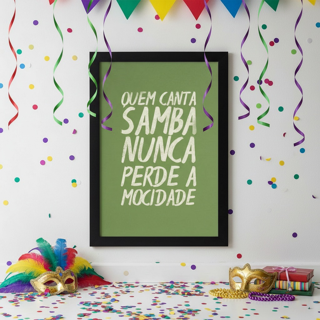 Quadro Decorativo Samba - Mocidade