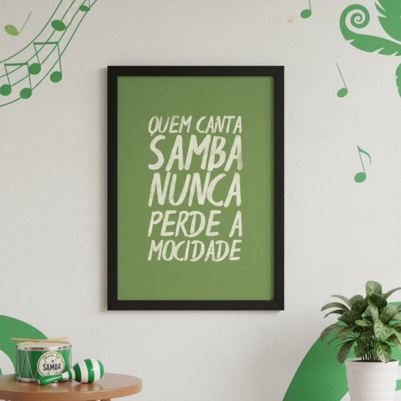 Quadro Decorativo Samba - Mocidade