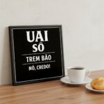 Quadro Gírias e Expressões Mineiras - 33x33 Cm