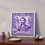 Quadro Saint Germain Com Cristal - 33x33 Cm