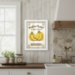 Quadro Vintage Para Cozinha - Bananas