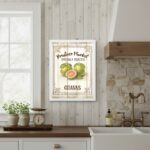 Quadro Vintage Para Cozinha - Goiabas