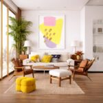 Quadro Canvas Abstrato CandieIi