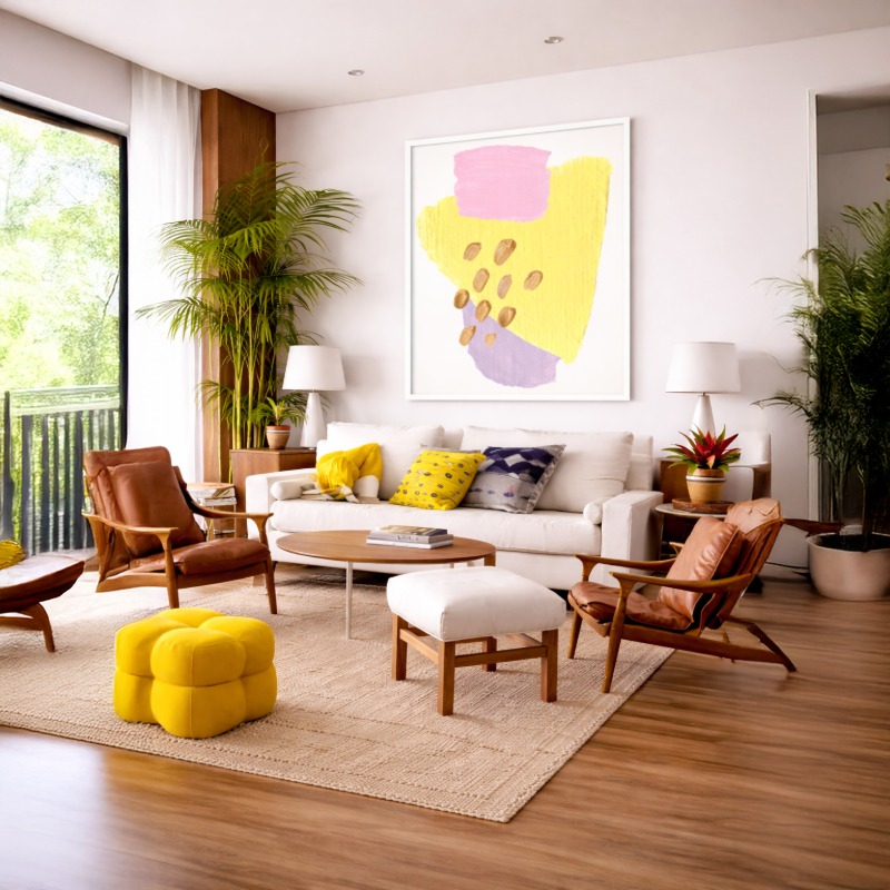 Quadro Canvas Abstrato CandieIi