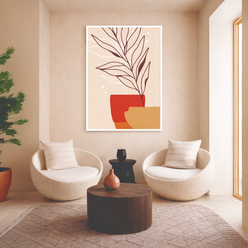 Quadro Canvas Abstrato Paisagem