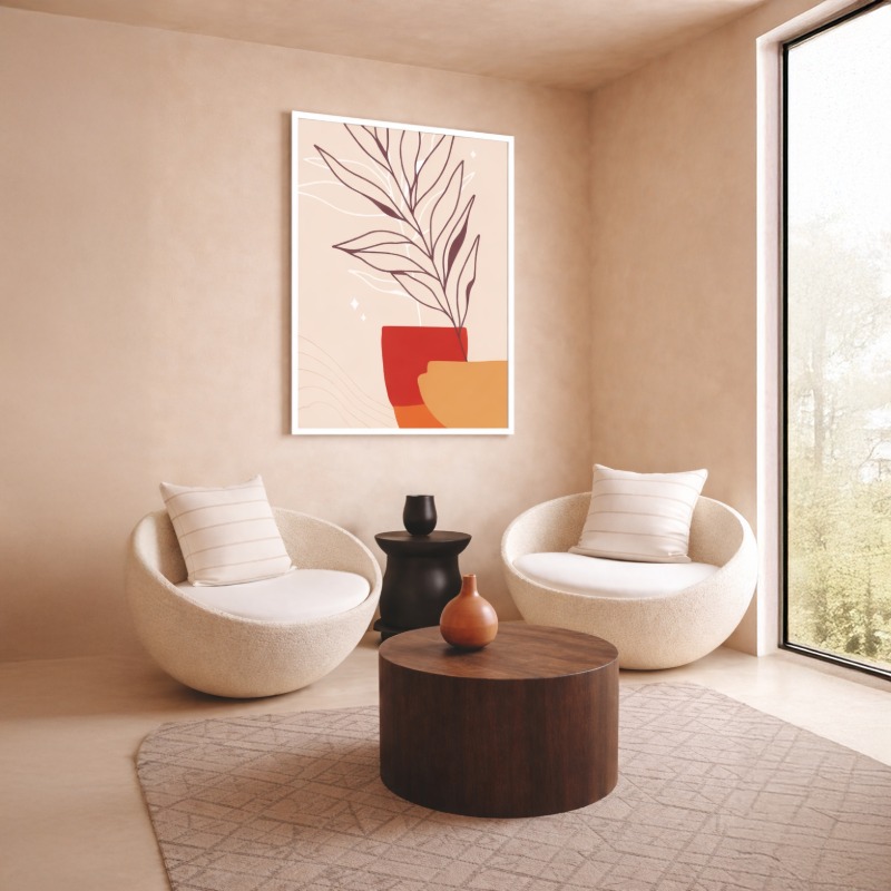 Quadro Canvas Abstrato Paisagem
