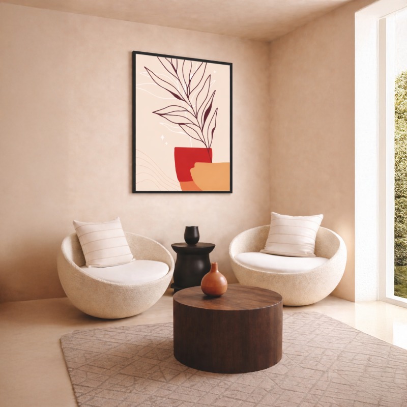 Quadro Canvas Abstrato Paisagem