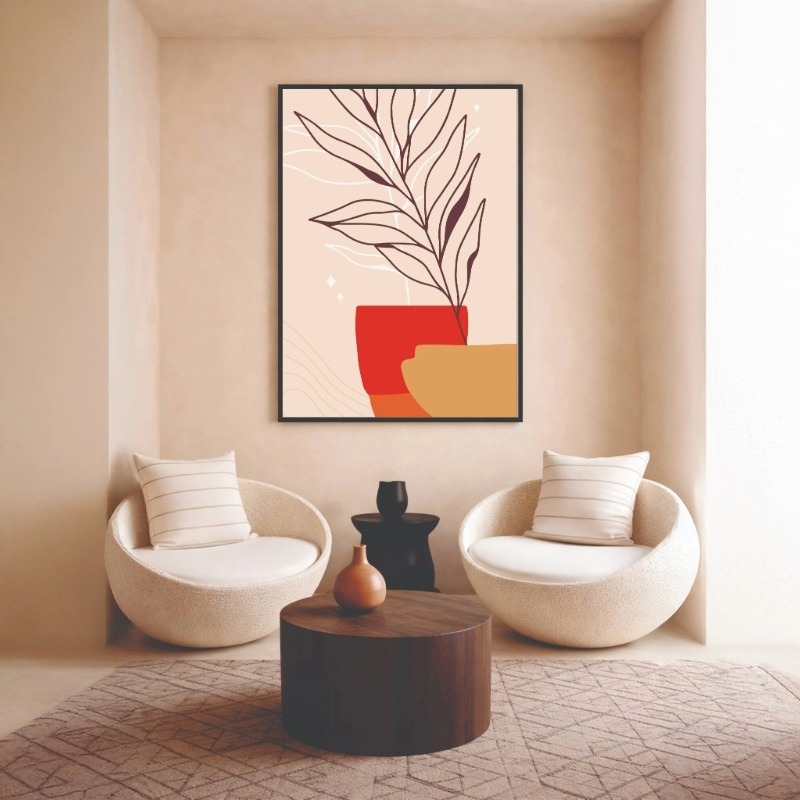 Quadro Canvas Abstrato Paisagem