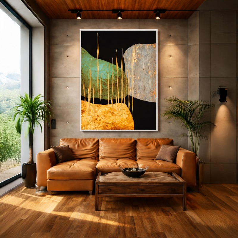 Quadro Canvas Abstratos Contemporâneo Cores