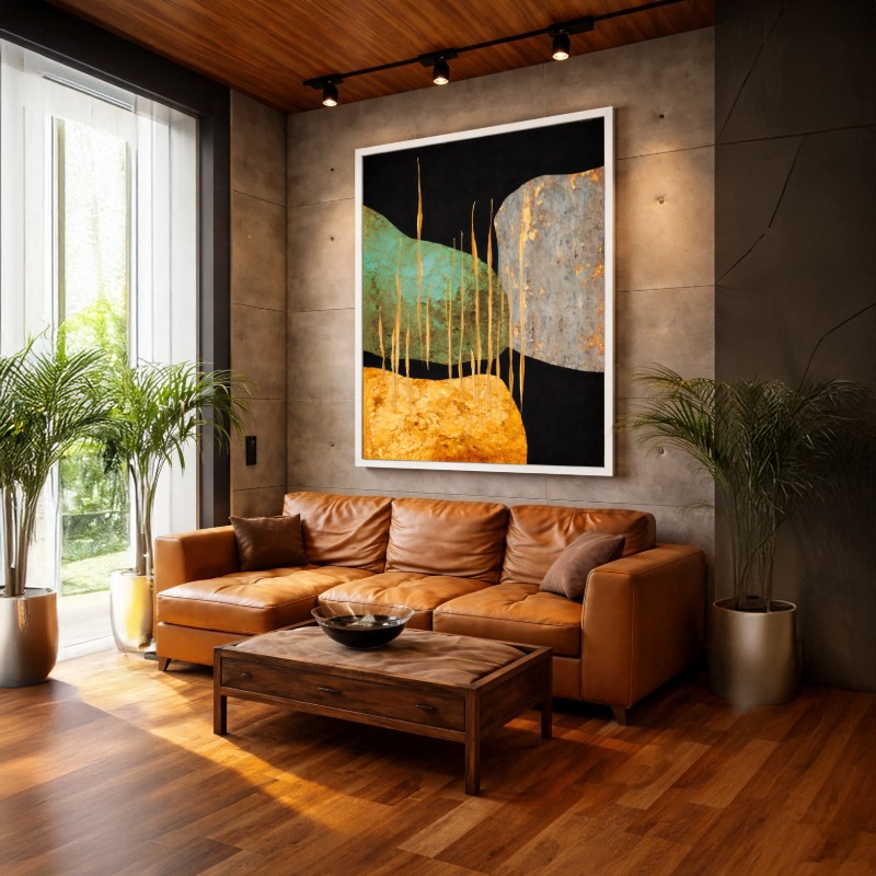 Quadro Canvas Abstratos Contemporâneo Cores