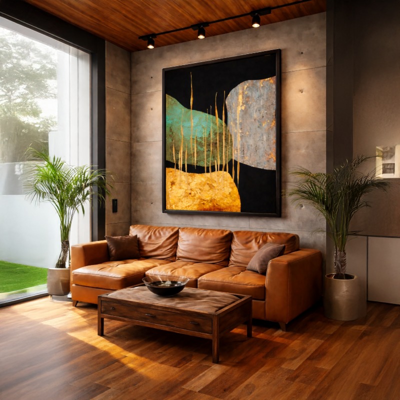 Quadro Canvas Abstratos Contemporâneo Cores