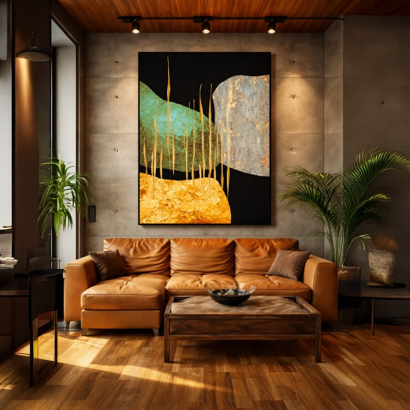 Quadro Canvas Abstratos Contemporâneo Cores