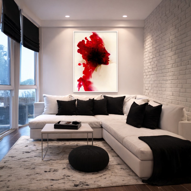 Quadro Canvas Abstratos Formas Mulher