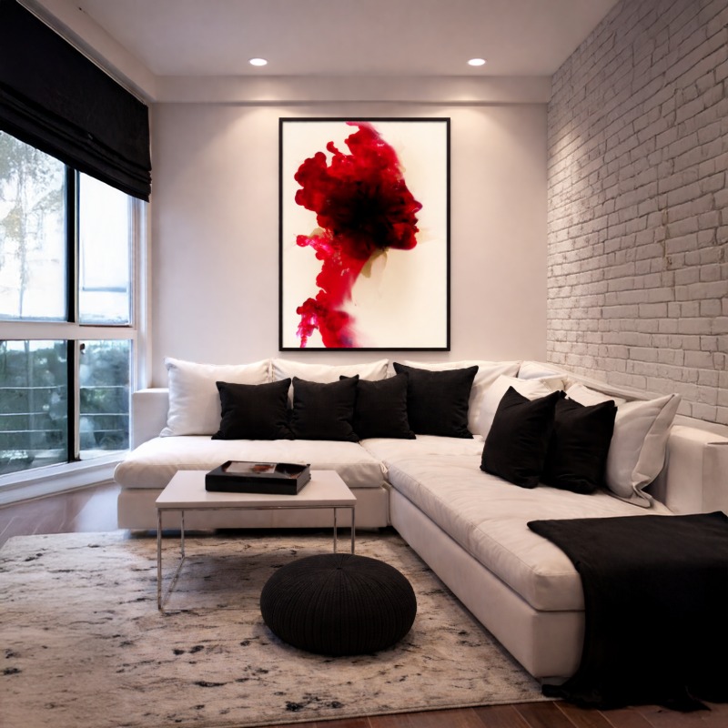 Quadro Canvas Abstratos Formas Mulher