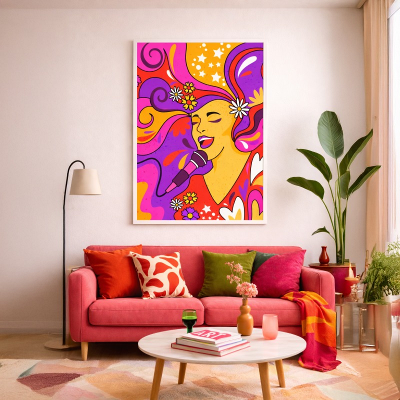 Quadro Canvas Arte Vocal