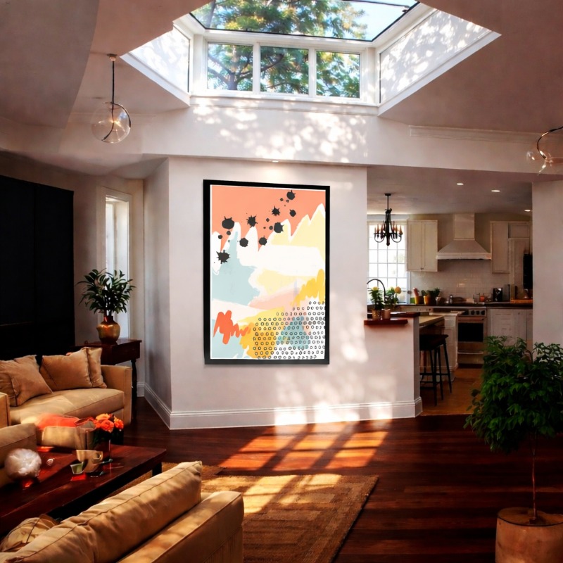 Quadro Canvas Boho Pastel Minimalista