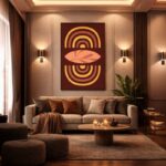 Quadro Canvas Boho em Tons Terrosos