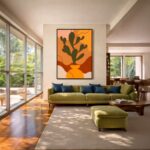 Quadro Canvas Cacto e Jarro Amarelo
