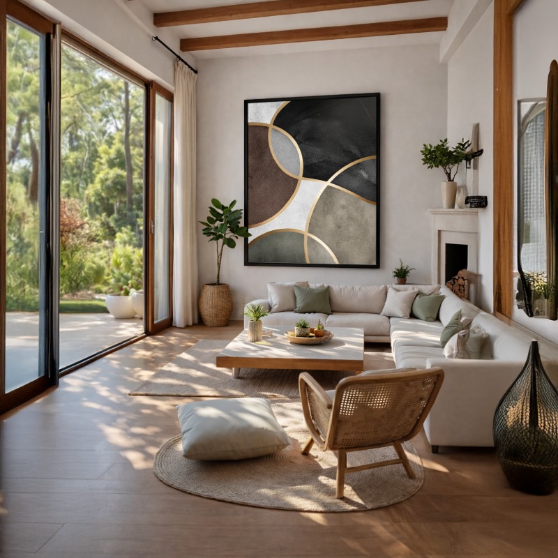 Quadro Canvas Golden Seams