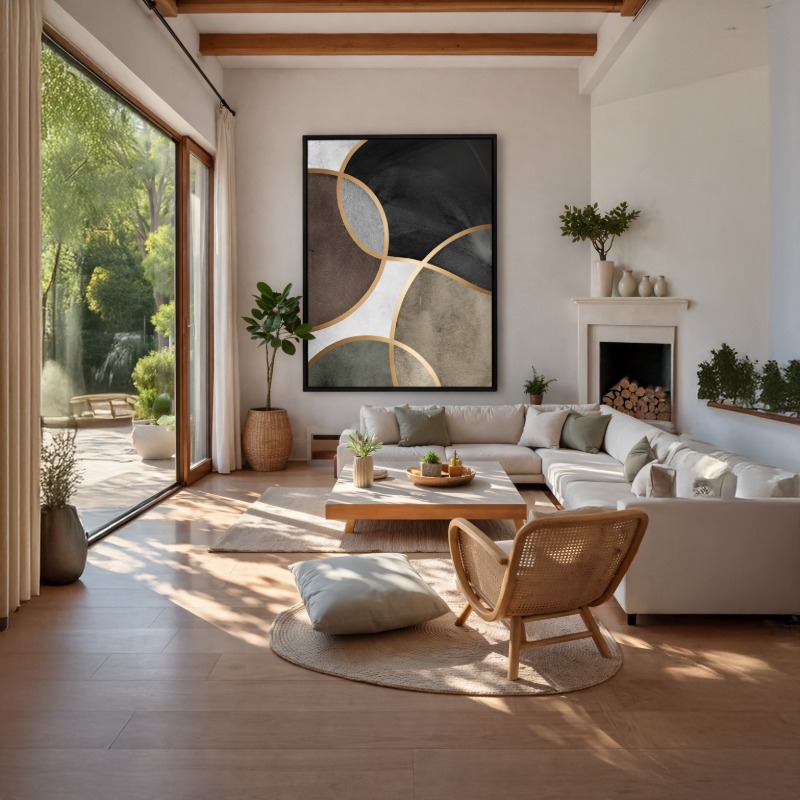 Quadro Canvas Golden Seams