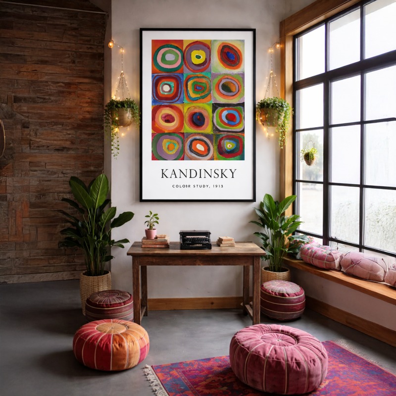 Quadro Canvas Kandinsky Color Study