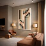 Quadro Canvas Linhas Modernas