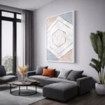 Quadro Canvas Moderno Geométrico