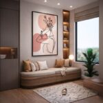 Quadro Canvas Mulher Silhueta Corpo Moderno