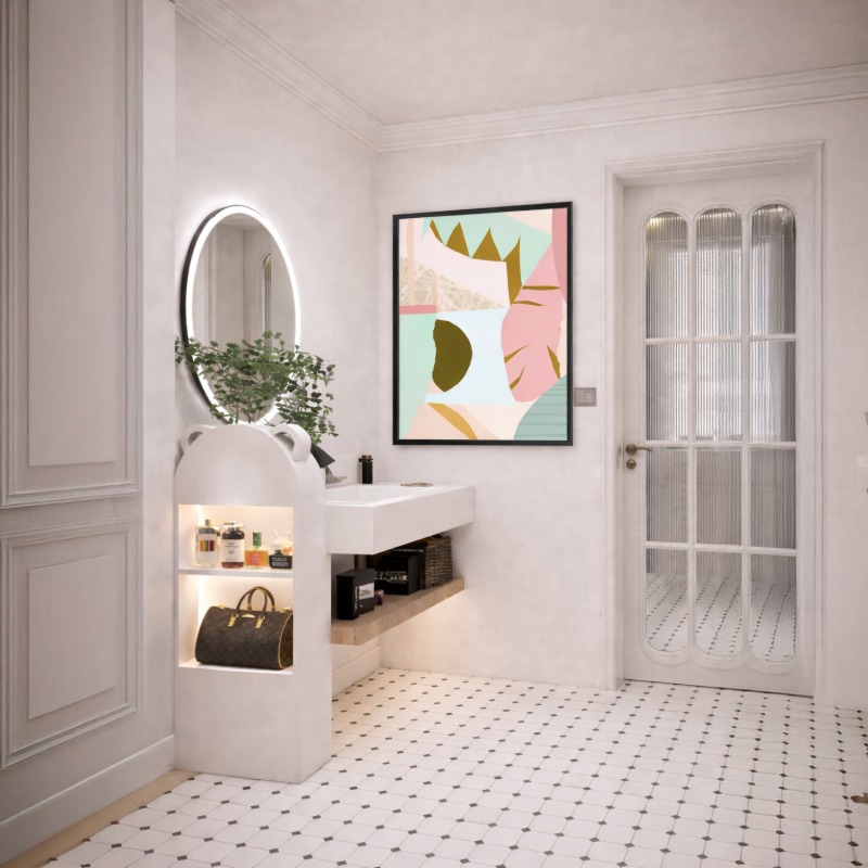Quadro Canvas Natureza Abstrata Rosa