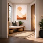 Quadro Canvas Paisagens Abstrata Marrom