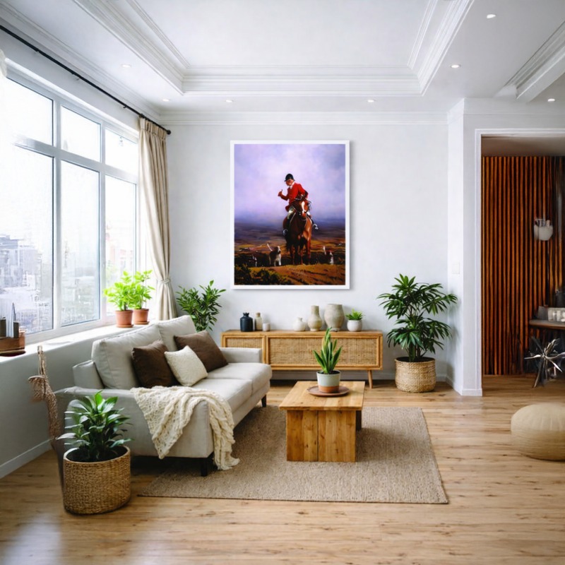 Quadro Canvas Peter Curling Os Cães de Caça