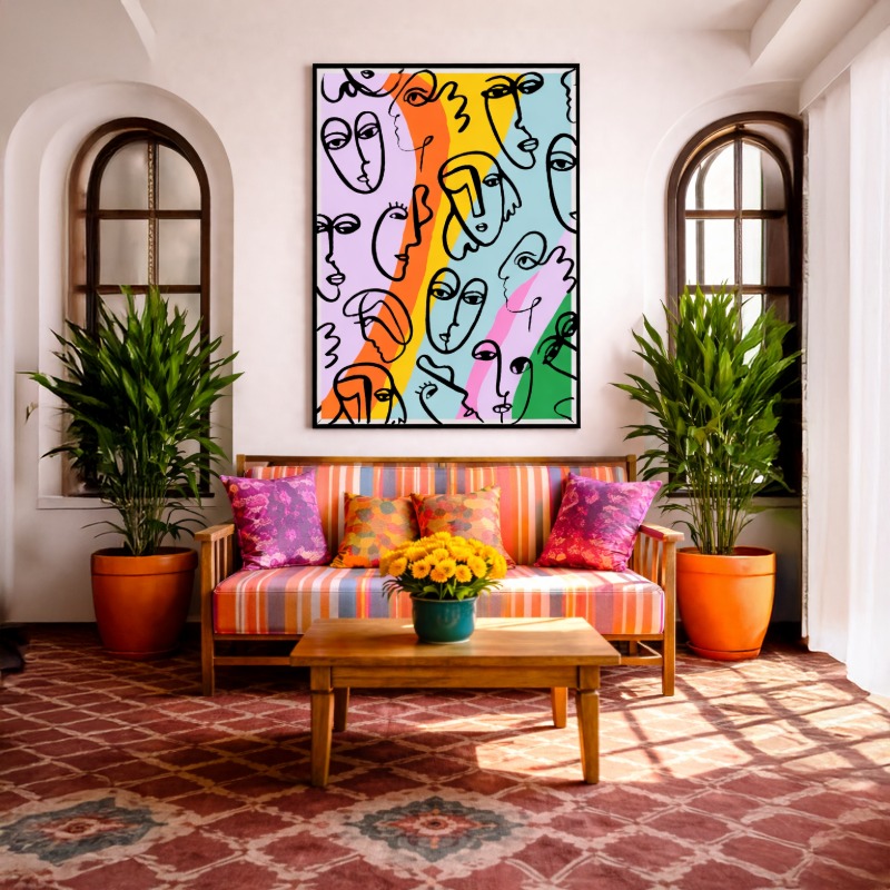 Quadro Canvas Picasso Frame Posters