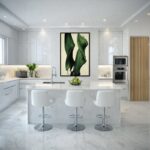 Quadro Canvas Pinceladas Tons Verdes