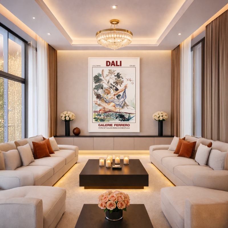 Quadro Canvas Salvador Dalí Litografias e Gravuras