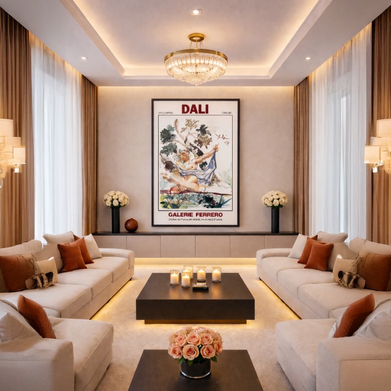 Quadro Canvas Salvador Dalí Litografias e Gravuras