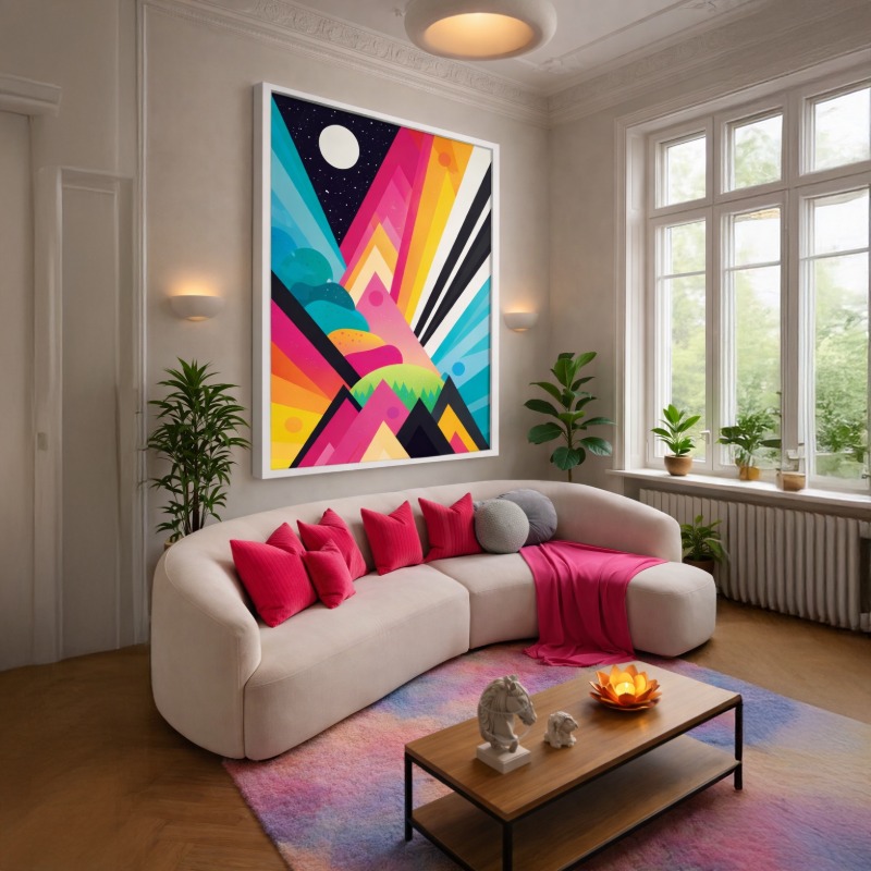 Quadro Canvas Space Garden