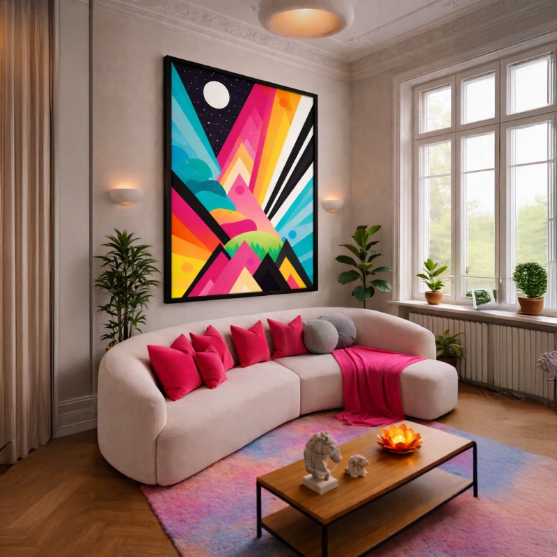 Quadro Canvas Space Garden