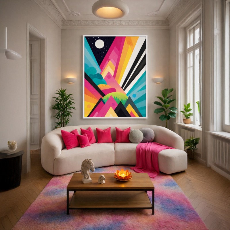 Quadro Canvas Space Garden