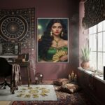 Quadro Decorativo A Cigana Esmeralda - 70x50cm