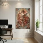 Quadro Decorativo Anjinho Do Amor - 70x50cm