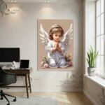 Quadro Decorativo Anjo Celeste - 70x50cm