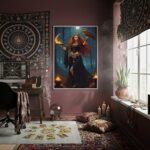 Quadro Decorativo Cigana De Magia - 70x50cm