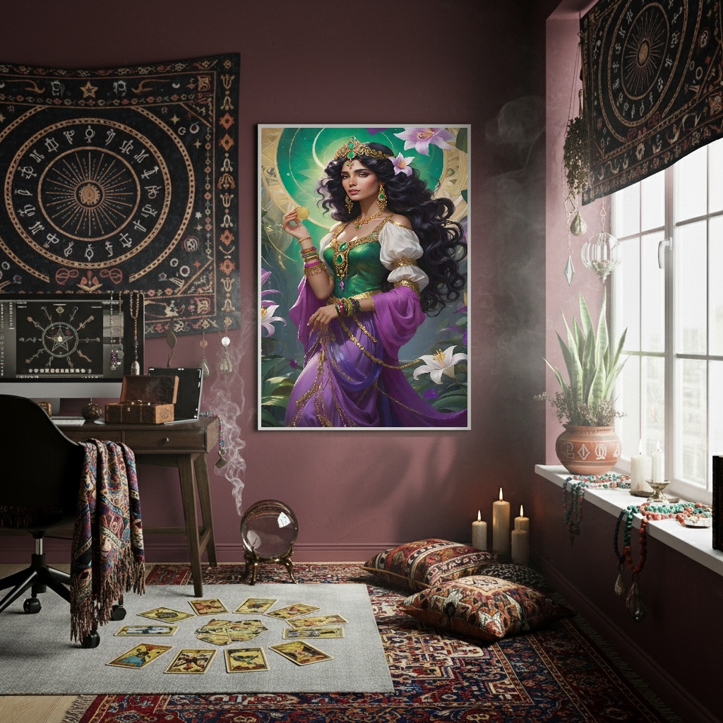 Quadro Decorativo Cigana Sarita - 70x50 cm